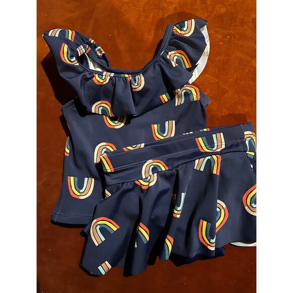 Hanna Andersson Other - NEW Hanna Andersson Rainbow Blue Swim Bathing Suit Bikini Size 18-24m